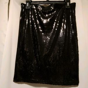 Free People Sequin Midi Skirt